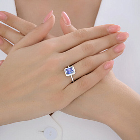 Кольцо SOKOLOV - Серебро 925, Фианит (арт. 94014486-91)