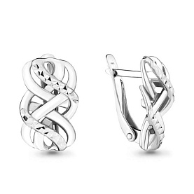 Серьги Аквамарин - Серебро 925 (арт. 31628.5)