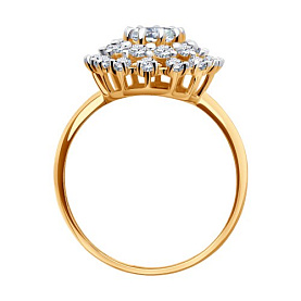 Кольцо Diamant - Золото 585, Фианит (арт. 51-110-02419-1)