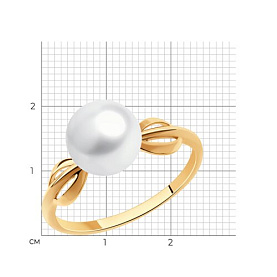 Кольцо SOKOLOV - Золото 375, Жемчуг культивированный (арт. 37791209)