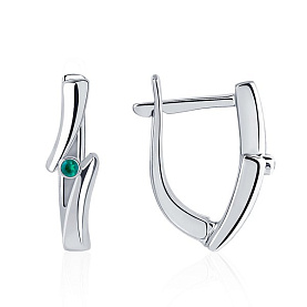 Серьги Platinum Lab. - Платина 950 (арт. ПС-007И-01)