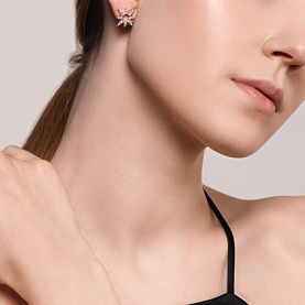 Серьги SOKOLOV - Серебро 925, Фианит (арт. 94025746)