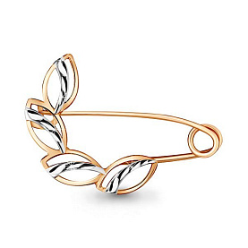 Булавка Аквамарин - Золото 585 (арт. 71503.1)