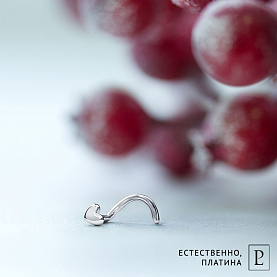 Пирсинг Platinum Lab. - Платина 950, Бриллиант (арт. ПП-222-00)