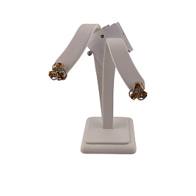 Серьги Дар - Серебро 925, Фианит, Цитрин (арт. С-5245рс40500)