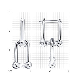 Серьги SOKOLOV - Серебро 925 (арт. 94027637-91)