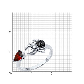 Кольцо SOKOLOV - Серебро 925, Фианит (арт. 94014188)