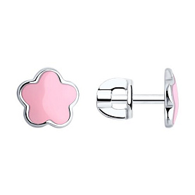 Серьги SOKOLOV - Серебро 925, Эмаль (арт. 94026764)