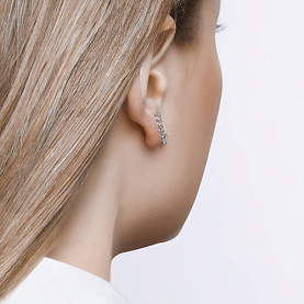 Серьги SOKOLOV - Серебро 925, Фианит (арт. 94021890)