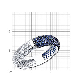 Кольцо Diamant - Серебро 925, Фианит (арт. 94-110-01901-1)