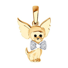 Подвеска Diamant - Золото 585, Фианит (арт. 51-130-02901-1)