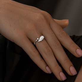 Кольцо SOKOLOV - Серебро 925, Фианит (арт. 94013724)