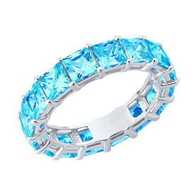 Кольцо SOKOLOV - Серебро 925, Фианит (арт. 94014433)