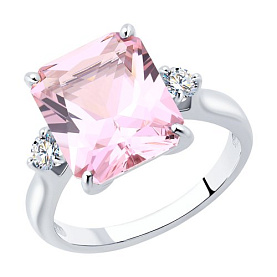 Кольцо SOKOLOV - Серебро 925, Фианит (арт. 92011271)