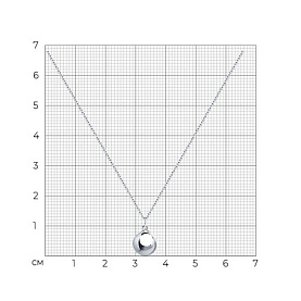 Колье Diamant - Серебро 925 (арт. 94-170-01480-1)