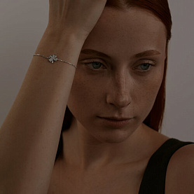 Браслет SOKOLOV - Серебро 925, Фианит (арт. 94051018)