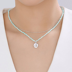 Колье SOKOLOV - Серебро 925, Амазонит (арт. 83070073)