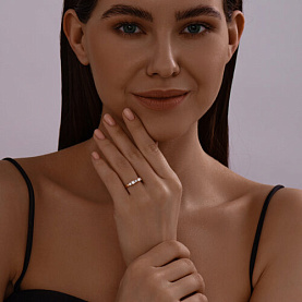 Кольцо SOKOLOV - Серебро 925, Фианит (арт. 93010899)