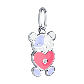 Подвеска SOKOLOV - Серебро 925, Эмаль (арт. 94032548)