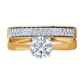 Кольцо Diamant - Серебро 925, Фианит (арт. 93-110-02138-1)