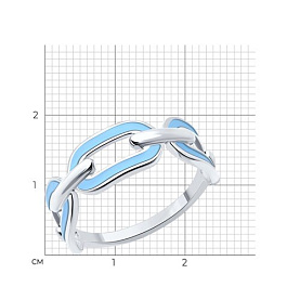 Кольцо SOKOLOV - Серебро 925, Эмаль (арт. 94014045)