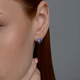 Серьги SOKOLOV - Серебро 925, Фианит (арт. 94026818)