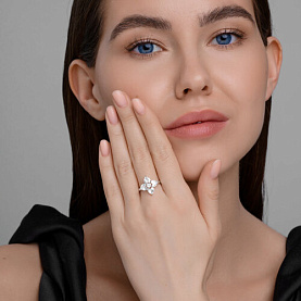 Кольцо SOKOLOV - Серебро 925, Фианит (арт. 94014299)