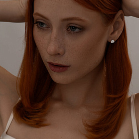 Серьги SOKOLOV - Серебро 925, Фианит (арт. 94025221)