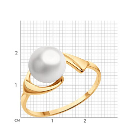 Кольцо SOKOLOV - Серебро 925, Жемчуг культивированный (арт. 92012171)
