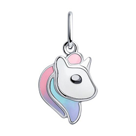 Подвеска SOKOLOV - Серебро 925, Эмаль (арт. 94032841)