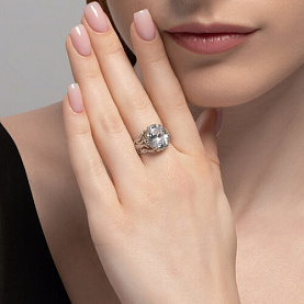 Кольцо SOKOLOV - Серебро 925, Фианит (арт. 94014069)