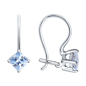 Серьги SOKOLOV - Серебро 925, Фианит (арт. 94020582)