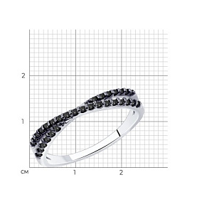 Кольцо Diamant - Серебро 925, Фианит (арт. 94-110-01512-1)