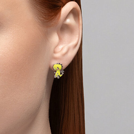 Серьги SOKOLOV - Серебро 925, Эмаль (арт. 94026441)