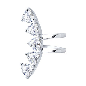 Серьга SOKOLOV - Серебро 925, Фианит (арт. 94170369)