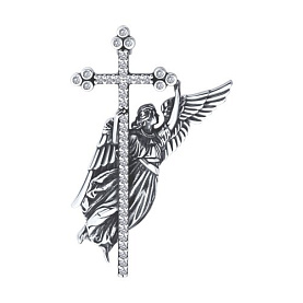 Брошь Diamant - Серебро 925, Фианит (арт. 95-140-02336-1)