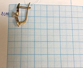 Серьги Александра - Золото 585, Бриллиант (арт. 1020055)