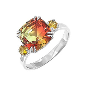 Кольцо POKROVSKY - Серебро 925, Фианит (арт. 1100883-00355)