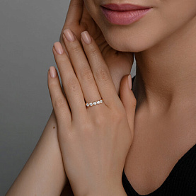 Кольцо Diamant - Золото 585, Фианит (арт. 51-110-02785-1)