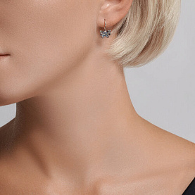 Серьги SOKOLOV - Серебро 925, Фианит (арт. 94026038)