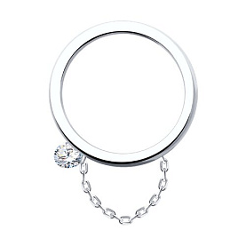 Кольцо SOKOLOV - Серебро 925, Фианит (арт. 94014153)