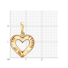 Подвеска Diamant - Золото 585 (арт. 51-130-01735-1)