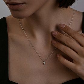 Колье SOKOLOV - Серебро 925, Фианит (арт. 94070562)