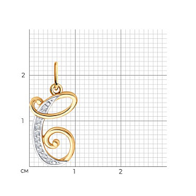 Подвеска Diamant - Золото 585, Фианит (арт. 51-130-02885-1)