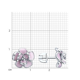 Серьги SOKOLOV - Серебро 925, Эмаль (арт. 94027296)
