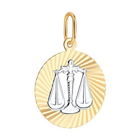 Подвеска SOKOLOV - Золото 585 (арт. 031371)