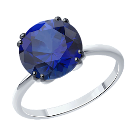 Кольцо SOKOLOV - Серебро 925, Синтетический ситалл (арт. 92012139)