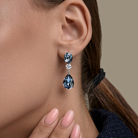 Серьги SOKOLOV - Серебро 925, Кристалл (арт. 94027571)