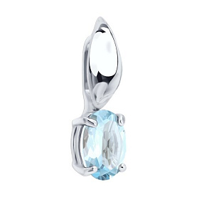 Подвеска SOKOLOV - Серебро 925, Топаз (арт. 92030866)