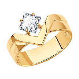 Кольцо SOKOLOV - Серебро 925, Фианит (арт. 93010884)